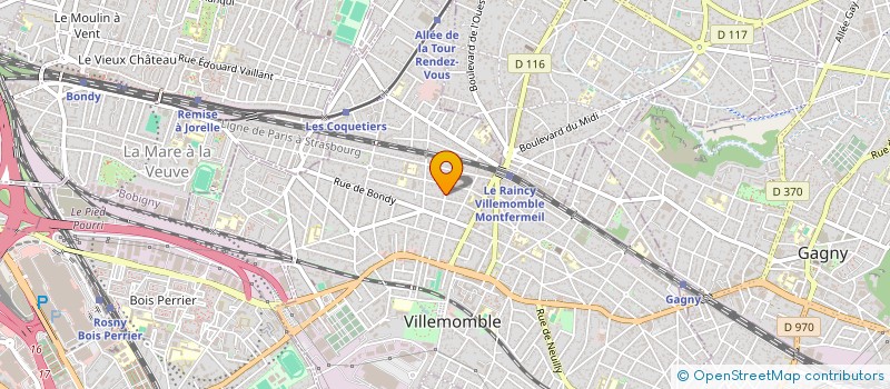 localisation de l'entreprise SCI BOCEJU à VILLEMOMBLE