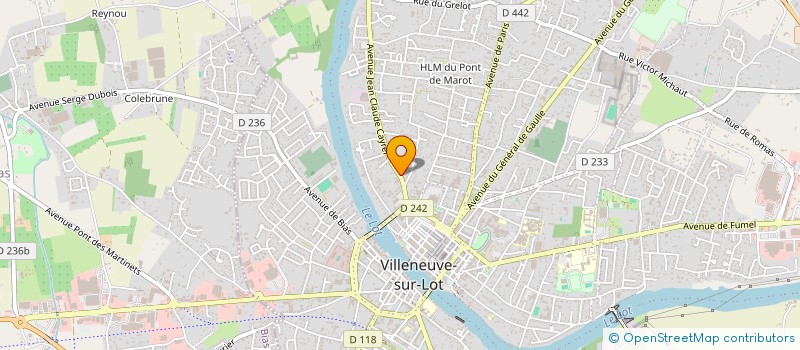 localisation de l'entreprise SCI BOCHA  VILLENEUVE-SUR-LOT