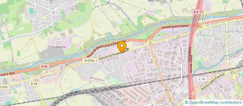 localisation de l'entreprise SCI BOCHARD à PERPIGNAN