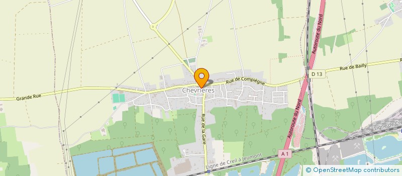 localisation de l'entreprise SCI BOCHARLE  CHEVRIERES