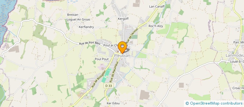localisation de l'entreprise SCI BOCHER PLEUBIAN  PLEUBIAN