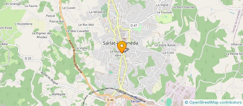 localisation de l'entreprise SCI BOCHET-PCET à SARLAT-LA-CANEDA