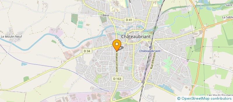 localisation de l'entreprise SCI BOCHUMAMA à CHATEAUBRIANT