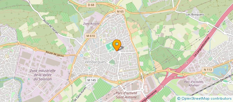 localisation de l'entreprise SCI BOCKET  VENDARGUES