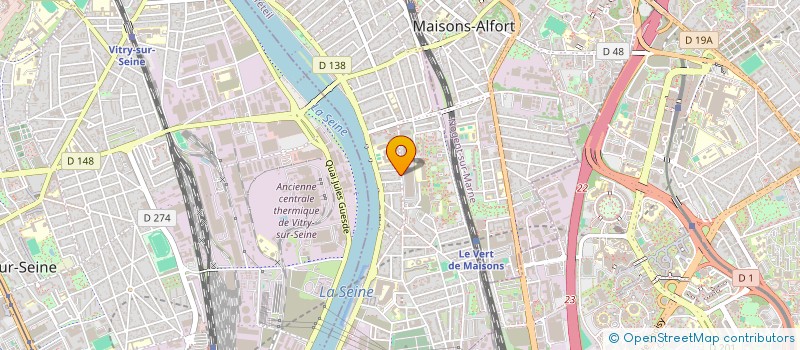 localisation de l'entreprise SCI BOCOU à ALFORTVILLE