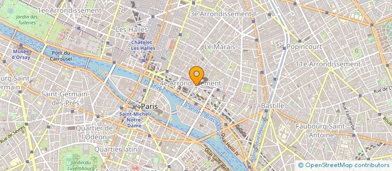 localisation de l'entreprise SCI BOCQUELLO  PARIS