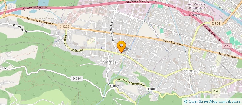 localisation de l'entreprise SCI BOCQUET DE LACHENAL  MARNAZ