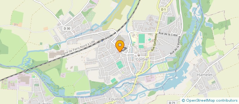 localisation de l'entreprise SCI BOCQUET FILS à CORBIE