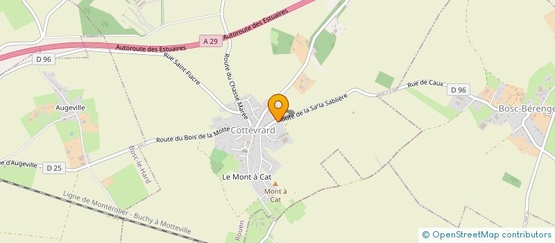 localisation de l'entreprise SCI BOCQUET GABRIELS IMMOBILIER  COTTEVRARD