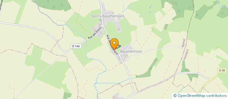 localisation de l'entreprise SCI BOCQUET-JUPPIN  SORCY-BAUTHEMONT