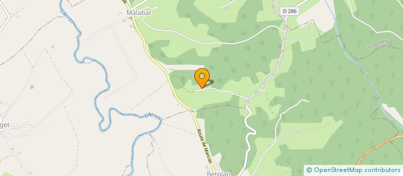 localisation de l'entreprise SCI BOCS  MONTEGUT-ARROS