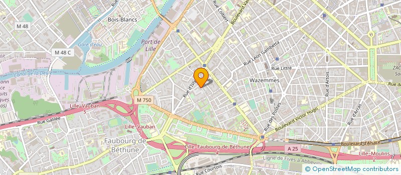 localisation de l'entreprise SCI BOCVAN à LILLE