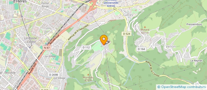 localisation de l'entreprise SCI BOD  GIERES