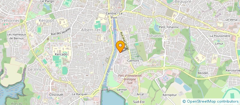 localisation de l'entreprise SCI BOD ILIAV à VANNES