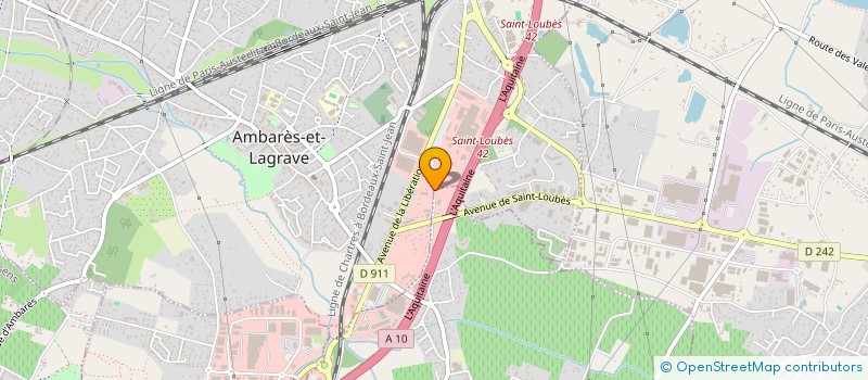 localisation de l'entreprise SCI BODA  AMBARES-ET-LAGRAVE