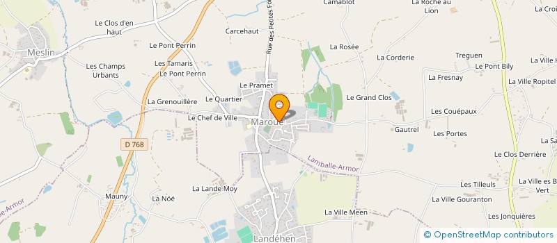 localisation de l'entreprise SCI BODE  LAMBALLE-ARMOR