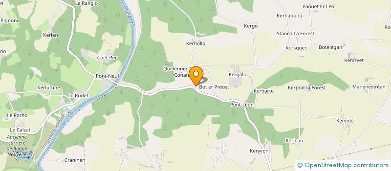 localisation de l'entreprise SCI BODEC TEISSON  LANGUIDIC