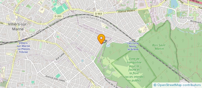 localisation de l'entreprise SCI BODEREL  VILLIERS-SUR-MARNE