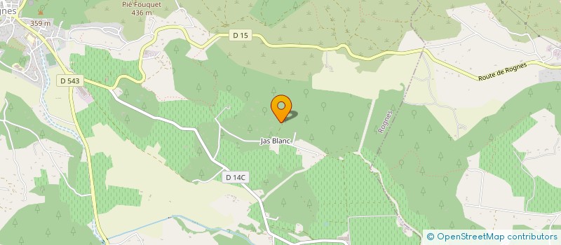 localisation de l'entreprise SCI BODET  ROGNES