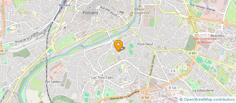 localisation de l'entreprise SCI BODET  SAINT-NAZAIRE