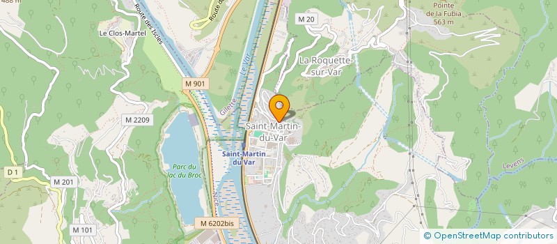 localisation de l'entreprise SCI BODHI  SAINT-MARTIN-DU-VAR