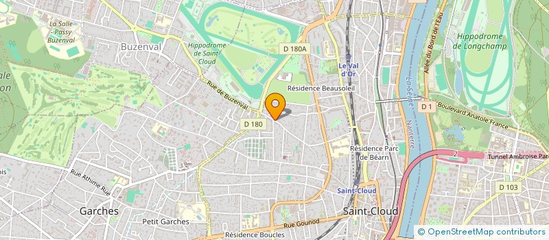 localisation de l'entreprise SCI BODIGER à SAINT-CLOUD