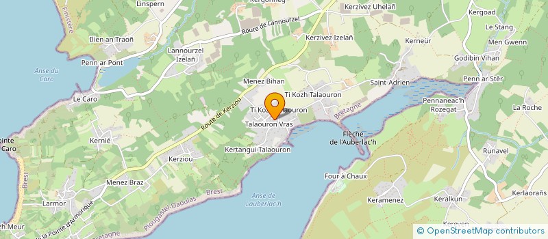 localisation de l'entreprise SCI BODIMMO  PLOUGASTEL-DAOULAS