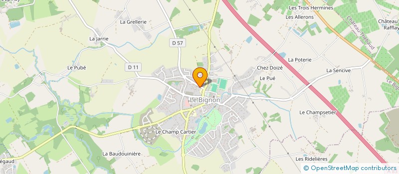 localisation de l'entreprise SCI BODIN  LE BIGNON