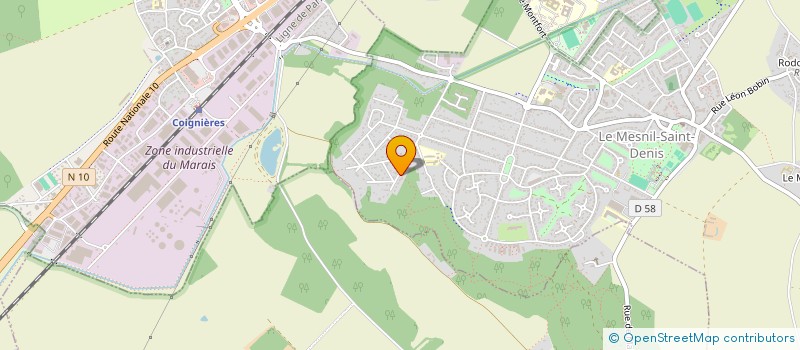 localisation de l'entreprise SCI BODIN  LE MESNIL-SAINT-DENIS