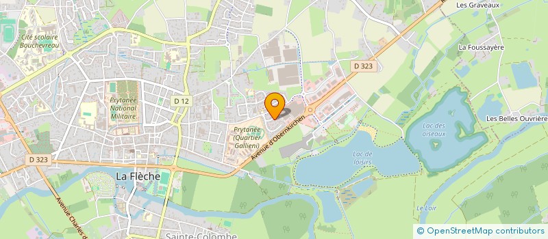 localisation de l'entreprise SCI BODIN-CORBIN  LA FLECHE