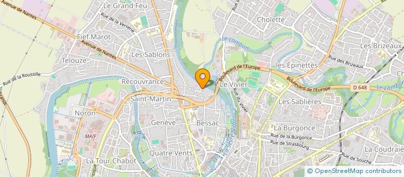 localisation de l'entreprise SCI BODIN ET ASSOCIES 2 à NIORT