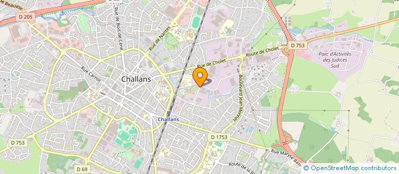 localisation de l'entreprise SCI BODIN GUYON à CHALLANS