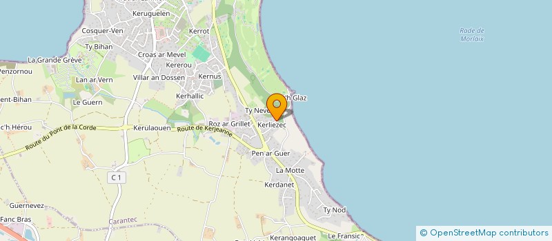 localisation de l'entreprise SCI BODJI  CARANTEC