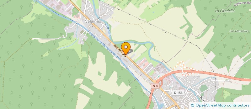 localisation de l'entreprise SCI BODLER à VELAINES