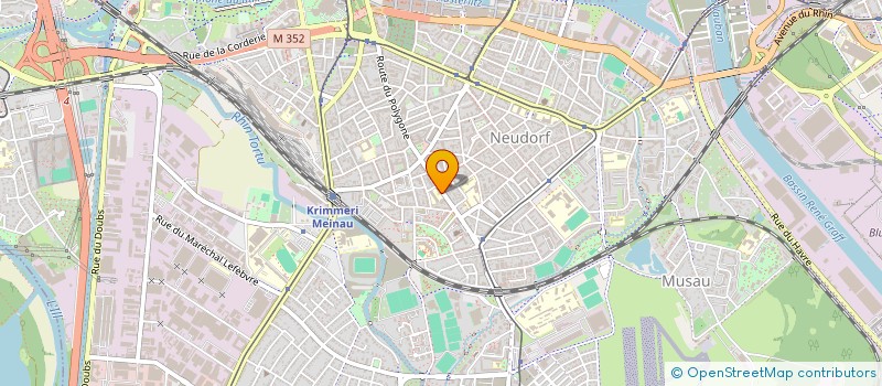 localisation de l'entreprise SCI BOEHM KRETZ à STRASBOURG