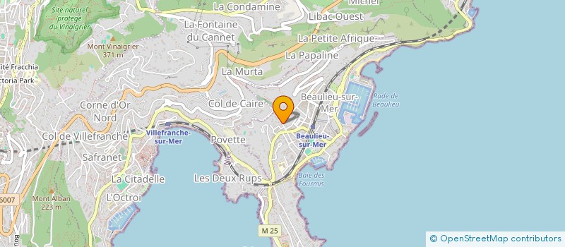 localisation de l'entreprise SCI BOEL à BEAULIEU-SUR-MER