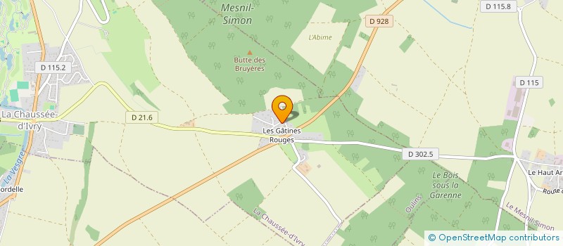 localisation de l'entreprise SCI BOEMARE à LA CHAUSSEE-D'IVRY