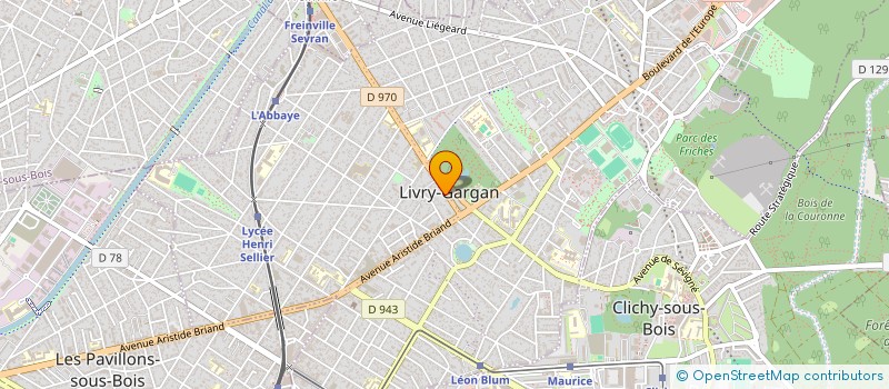 localisation de l'entreprise SCI BOERS à LIVRY-GARGAN