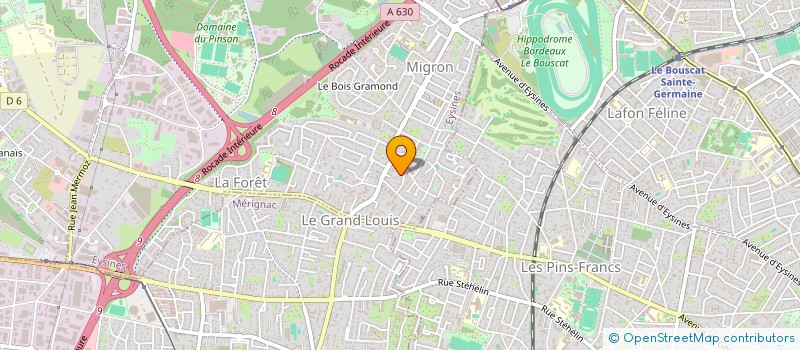 localisation de l'entreprise SCI BOEUF  EYSINES