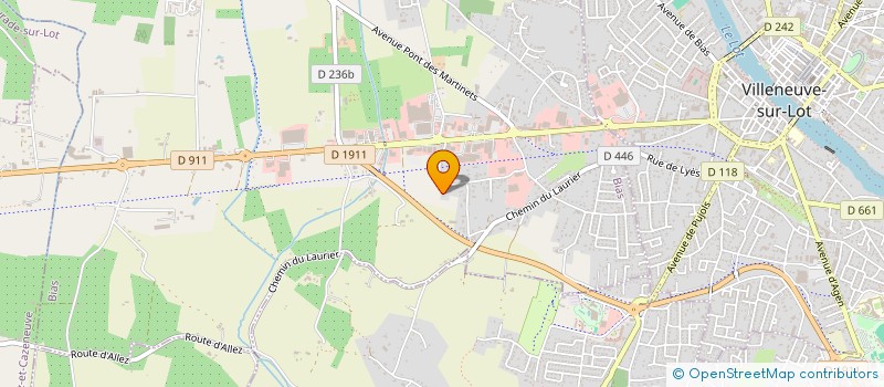 localisation de l'entreprise SCI BOFA  BIAS