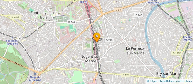 localisation de l'entreprise SCI BOFA  LE PERREUX-SUR-MARNE