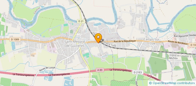 localisation de l'entreprise SCI BOFFERON  SAINT-MEDARD-DE-GUIZIERES