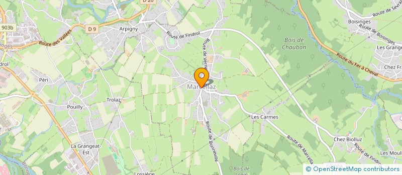 localisation de l'entreprise SCI BOFIXE  MARCELLAZ