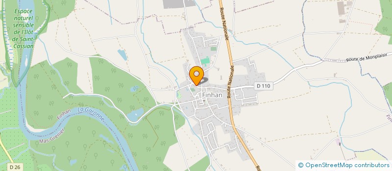 localisation de l'entreprise SCI BOGABA  FINHAN