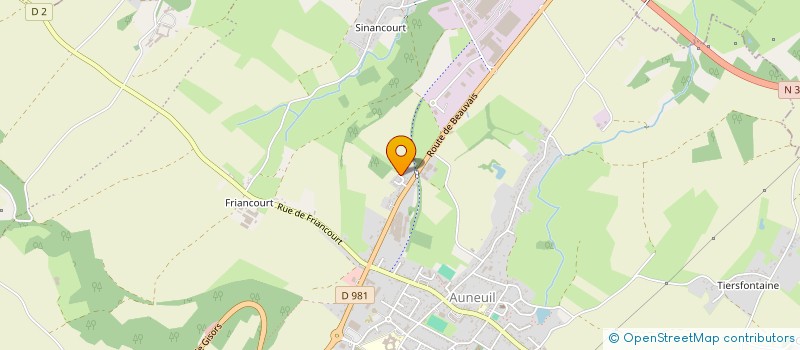 localisation de l'entreprise SCI BOGHNI  GOINCOURT