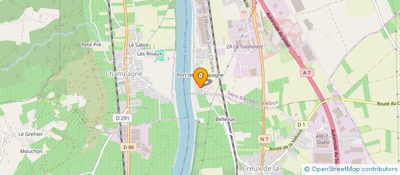 localisation de l'entreprise SCI BOGIMM  SAINT-RAMBERT-D'ALBON