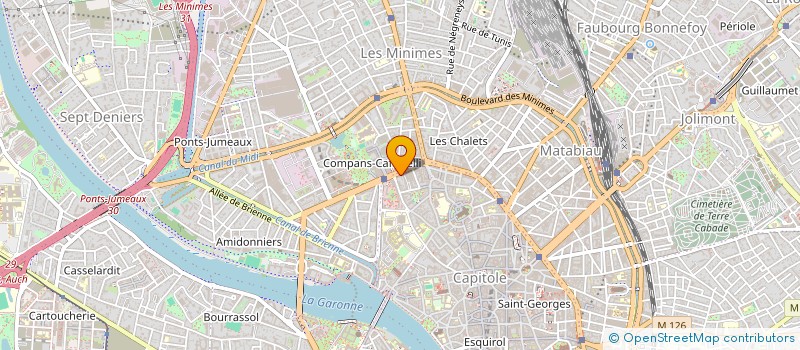localisation de l'entreprise SCI BOGINO à TOULOUSE