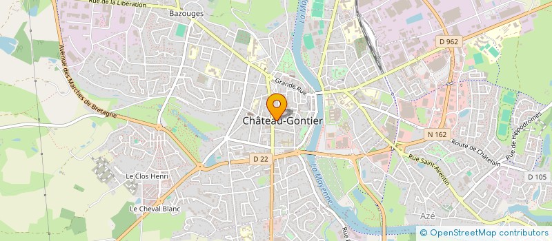 localisation de l'entreprise SCI BOGOR  CHATEAU-GONTIER-SUR-MAYENNE
