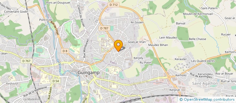 localisation de l'entreprise SCI BOHER  PABU