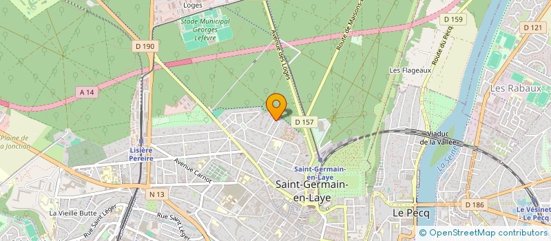 localisation de l'entreprise SCI BOHLAVI  SAINT-GERMAIN-EN-LAYE